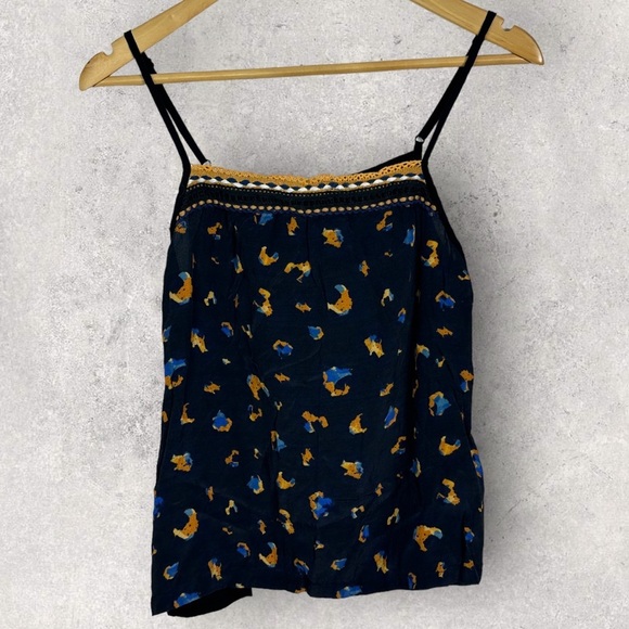 Anthropologie Bl_nk London Areena Tank Top Size Small Bohemian Viscose Printed S - Picture 3 of 12